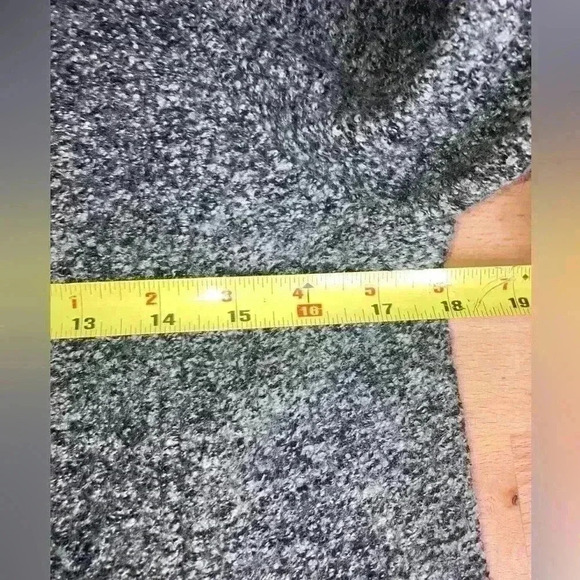 Tahari Wool Blend Jacket Asymmetrical Zip Moto Grey Jacket - Picture 12 of 12